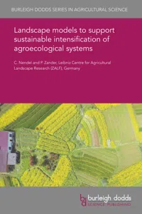 Landscape models to support sustainable intensification of agroecological systems_cover