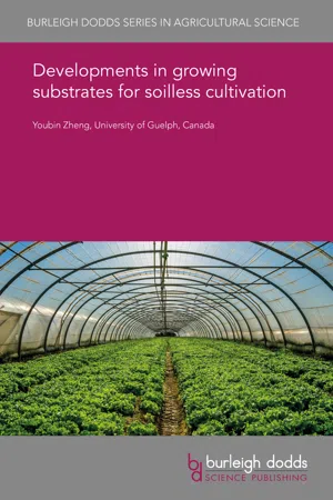 Developments in growing substrates for soilless cultivation