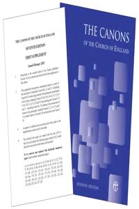 Canons of the Church of England 7th Edition: Full edition WITH First Supplement_cover
