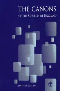 Canons of the Church of England 7th Edition: Full edition with First and Second Supplements_cover