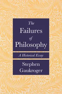 The Failures of Philosophy_cover