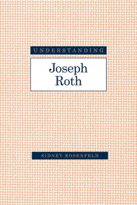 Understanding Joseph Roth_cover