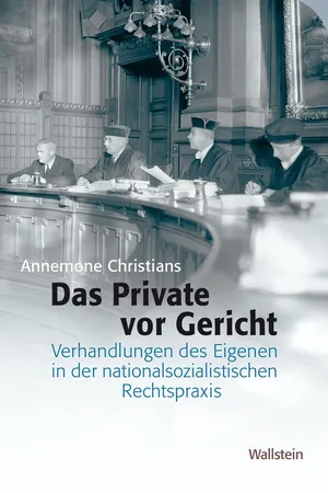 Das Private vor Gericht