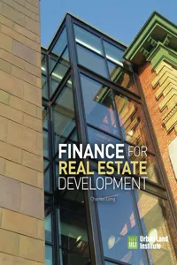 Finance for Real Estate Development_cover