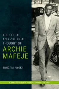 The Social and Political Thought of Archie Mafeje_cover