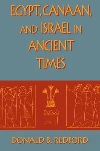 Egypt, Canaan, and Israel in Ancient Times_cover