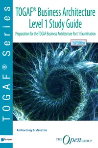 TOGAF® Business Architecture Level 1 Study Guide_cover