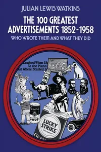 The 100 Greatest Advertisements 1852-1958_cover