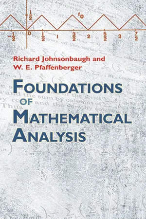 Foundations of Mathematical Analysis