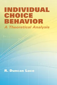 Individual Choice Behavior_cover