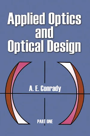 Book cover image for: Applied Optics and Optical Design, Part One