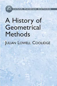 A History of Geometrical Methods_cover