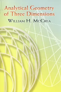 Analytical Geometry of Three Dimensions_cover