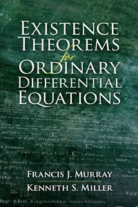 Existence Theorems for Ordinary Differential Equations_cover