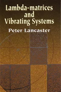 Lambda-Matrices and Vibrating Systems_cover