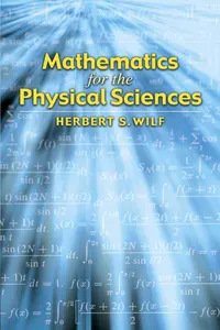 Mathematics for the Physical Sciences_cover