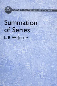 Summation of Series_cover