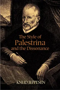 The Style of Palestrina and the Dissonance_cover