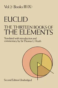The Thirteen Books of the Elements, Vol. 2_cover