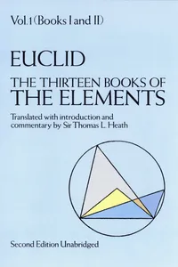 The Thirteen Books of the Elements, Vol. 1_cover