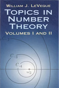 Topics in Number Theory, Volumes I and II_cover
