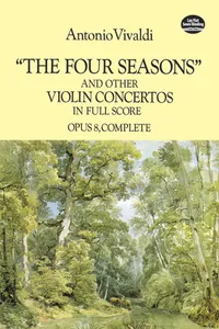 The Four Seasons and Other Violin Concertos in Full Score_cover
