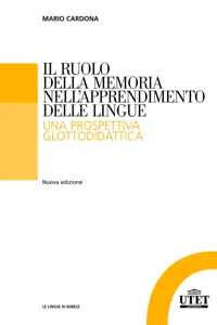 Il ruolo della memoria nell'apprendimento delle lingue_cover