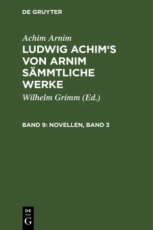 Novellen, Band 3