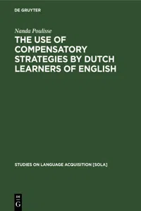 The Use of Compensatory Strategies by Dutch Learners of English_cover