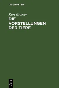 Die Vorstellungen der Tiere_cover