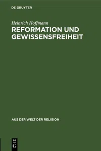 Reformation und Gewissensfreiheit_cover