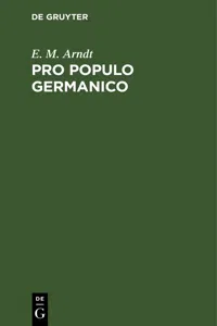 Pro populo germanico_cover