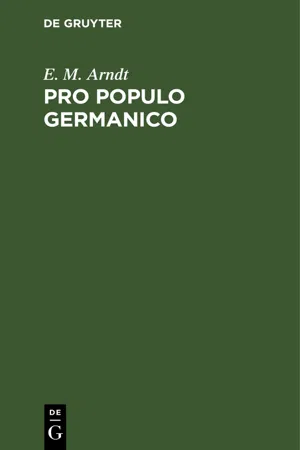 Pro populo germanico