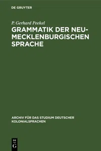 Grammatik der Neu-Mecklenburgischen Sprache_cover