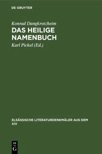 Das heilige Namenbuch_cover