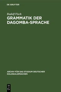 Grammatik der Dagomba-Sprache_cover