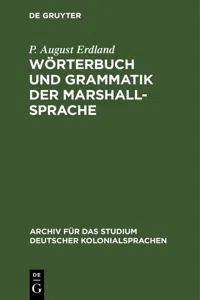 Wörterbuch und Grammatik der Marshall-Sprache_cover