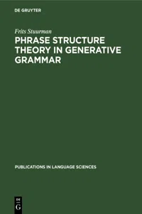 Phrase structure theory in generative grammar_cover