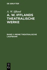 Meine theatralische Laufbahn_cover