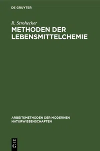 Methoden der Lebensmittelchemie_cover