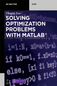 Solving Optimization Problems with MATLAB®_cover