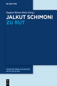 Jalkut Schimoni zu Rut_cover