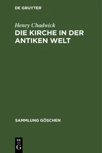 Die Kirche in der antiken Welt_cover