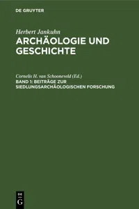 Beiträge zur siedlungsarchäologischen Forschung_cover