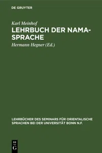 Lehrbuch der Nama-Sprache_cover