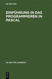 Einführung in das Programmieren in PASCAL_cover