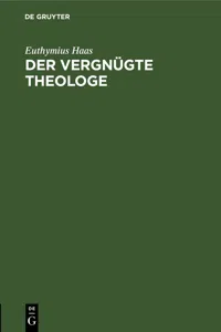 Der vergnügte Theologe_cover