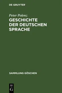 Geschichte der deutschen Sprache_cover