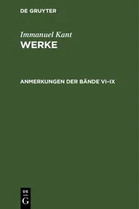 Anmerkungen der Bände VI–IX_cover