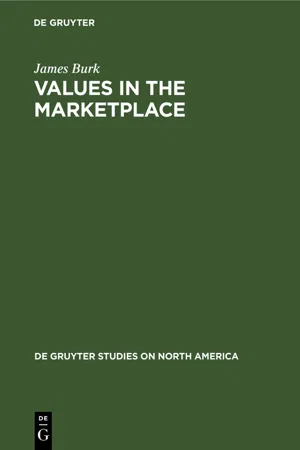 Values in the Marketplace